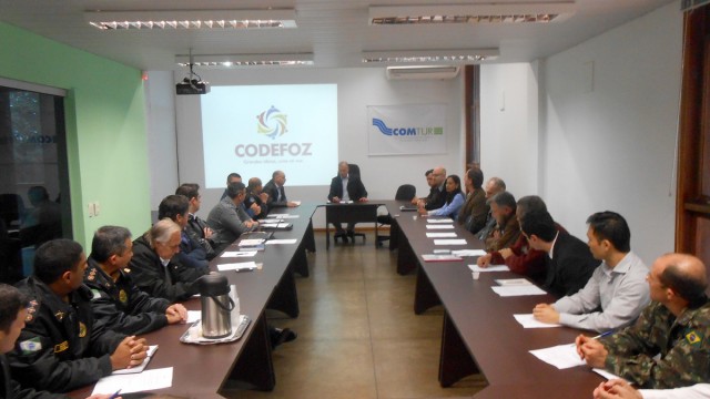 Câmara Técnica de Segurança Pública reune todos os órgáos do setor da cidade